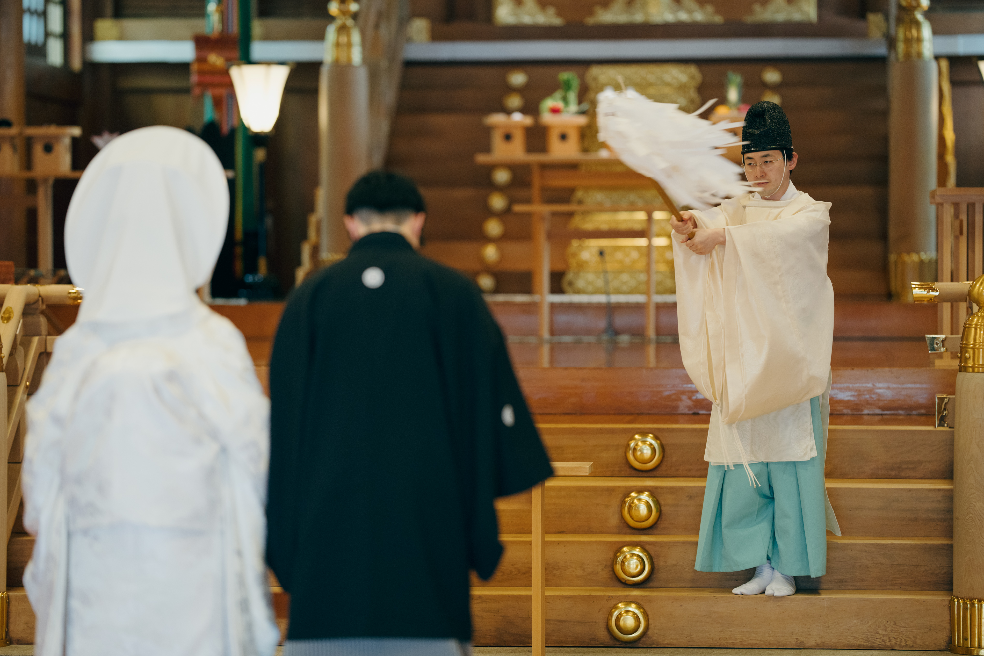 【ウェディングレポート】新緑の季節に北海道神宮での和装神前式♪